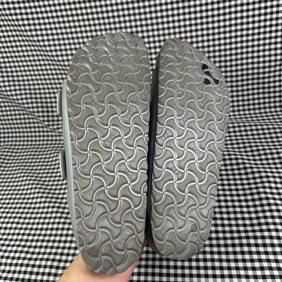 Birkenstock Arizona Essentials Slide EVA Rubber Silver Sandal EU 41 / Women's 10 - Picture 4 of 4